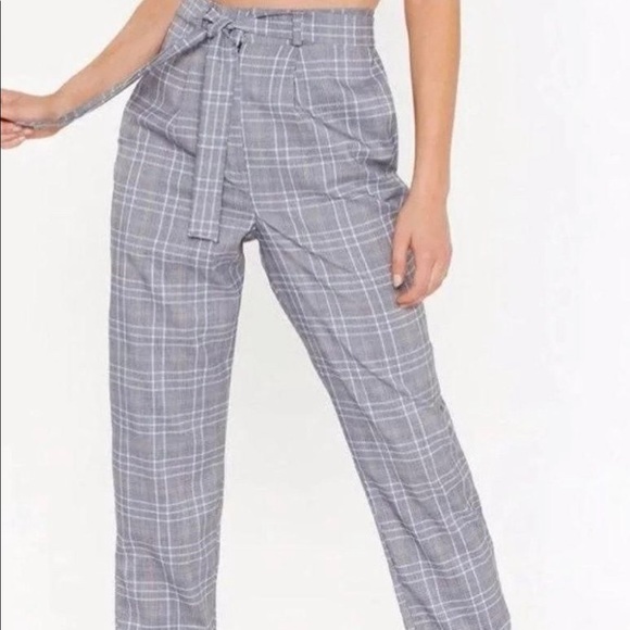 Nasty Gal Pants - Nasty Gal cute grey work or party pants